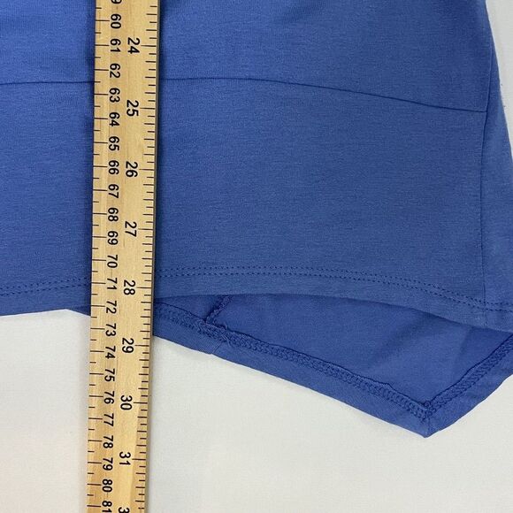 J Jill‎ Wearever Collection Rayon Blend Small Tunic Top Shirt Light Blue - Picture 8 of 8